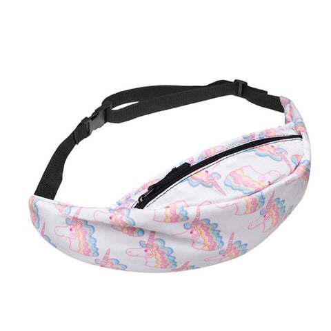 White Unicorn Fanny Pack