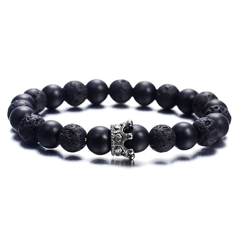 Be Great Crown Bracelet-Black