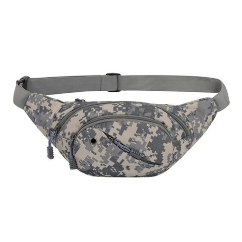 Grey Digi Camo Fanny Pack