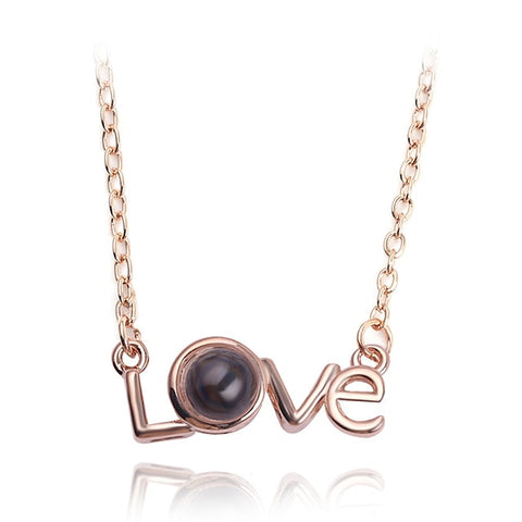 Rose Gold Love Necklace