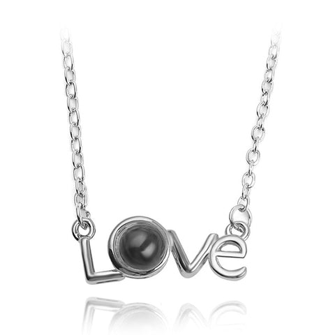 Silver Love Necklace