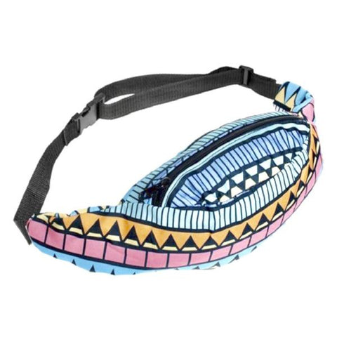 Orange Aztec Fanny Pack
