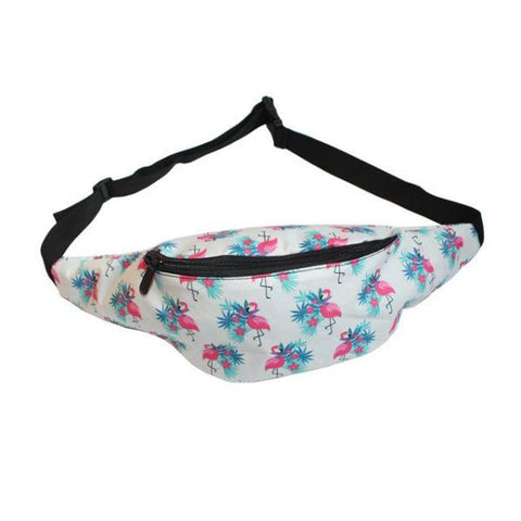 Baby Blue Flamingo Fanny Pack