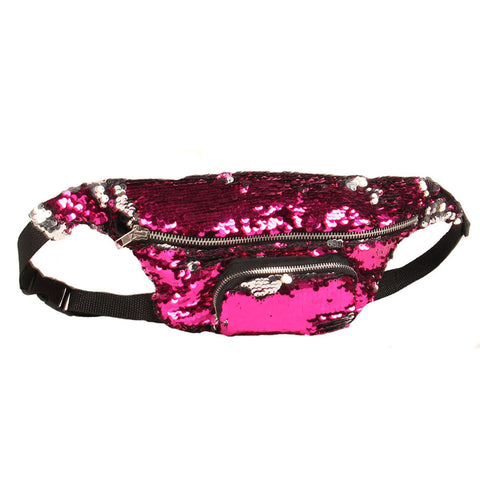 Pink Sequin Fanny Pack