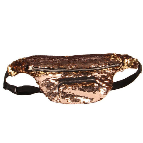 Gold Sequin Fanny Pack