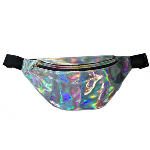 Silver Reflective Fanny Pack