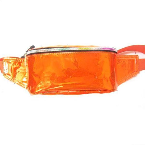 Orange Laser Fanny Pack