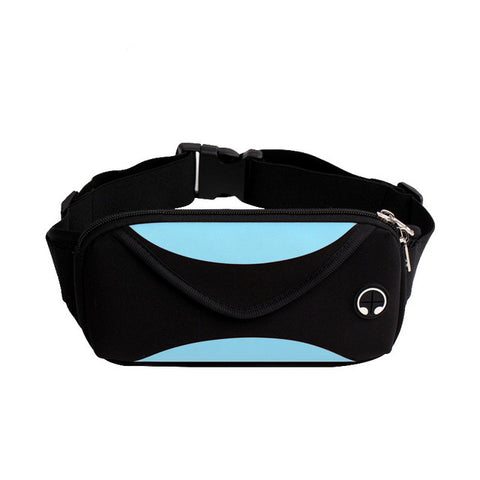Sky Blue Waterproof Fanny Pack