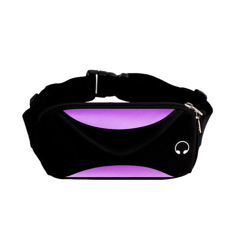 Purple Waterproof Fanny Pack