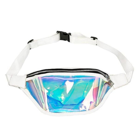 White Laser Fanny Pack