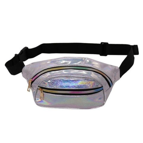 Silver Deluxe Fanny Pack