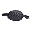 Luxury Black Leather Fanny Pack