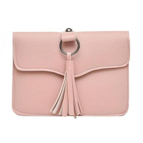 Pink Tassel Fanny Pack