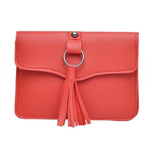 Red Tassel Fanny Pack