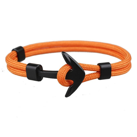 Be Great Anchor Bracelet-Orange