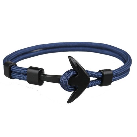 Be Great Anchor Bracelet-Dark Blue