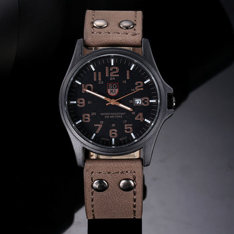Brown Luxury Be Great Watch