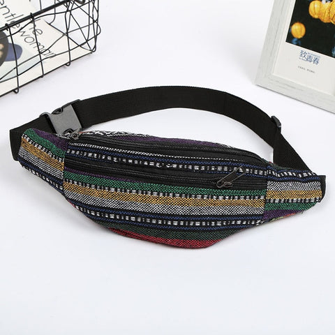 Colorful Stripes Sac Fanny Pack