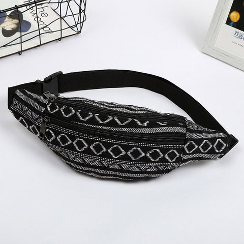 White Square Sac Fanny Pack